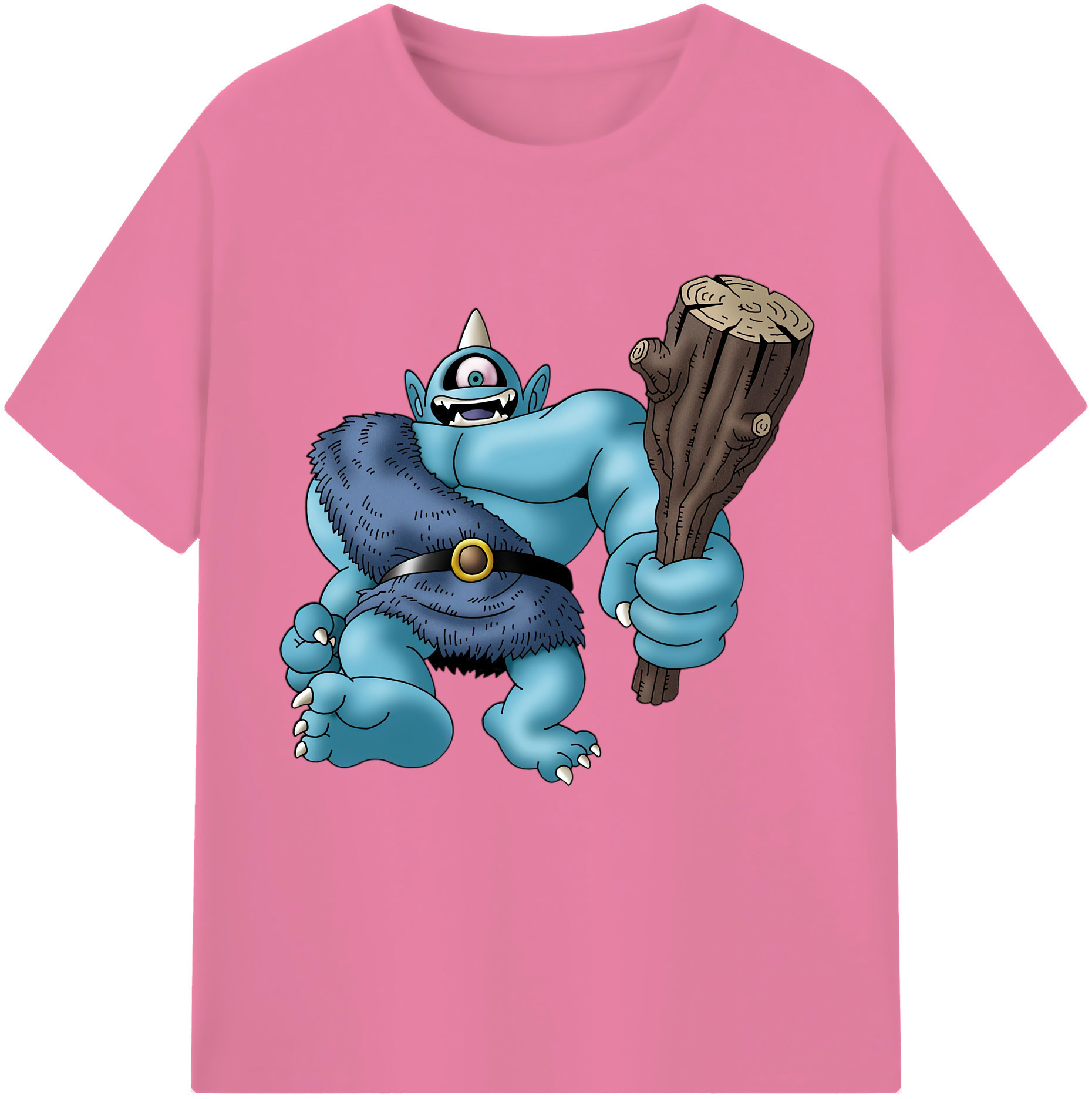（画像用） ドラゴンクエスト Doragon Kuesuto Dragon Quest 綿100％半袖Tシャツ（フロントプリント）